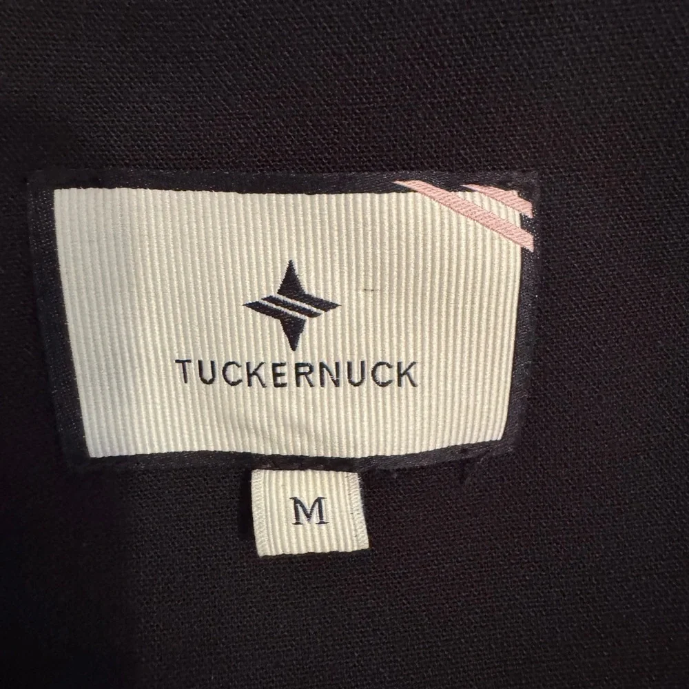Tuckernuck Black Dress with Cream Bow Detail - Picture 2 of 4